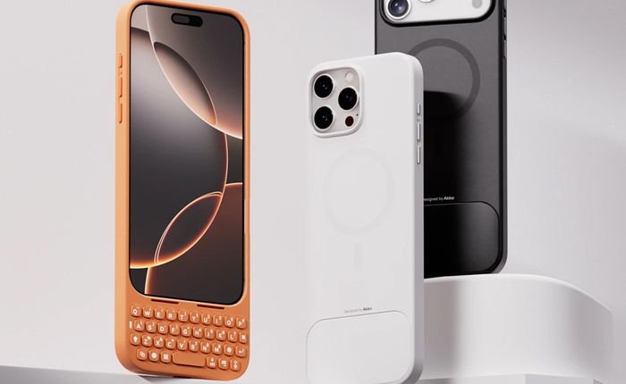 Ốp lưng này biến iPhone 17 Pro Max thành Blackberry với phím QWERTY cứng, thay đổi được trọng lượng, giá gần 2 triệu