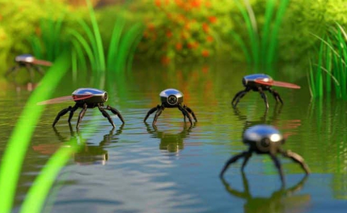Các nhà khoa học phát triển robot có thể đi trên mặt nước