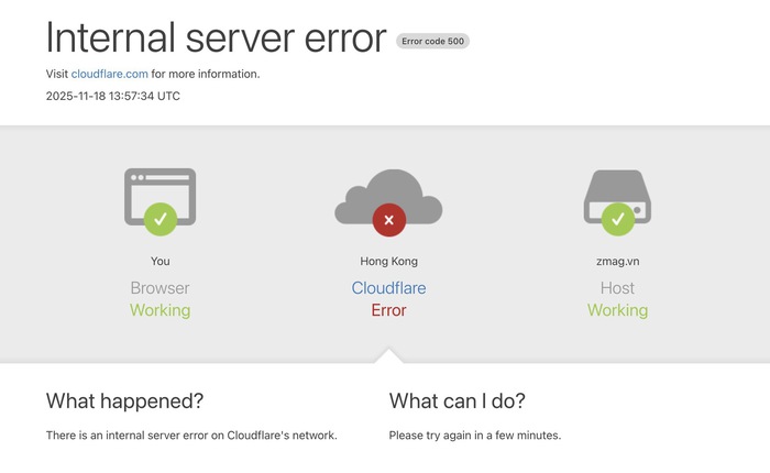 20% internet đang sập!