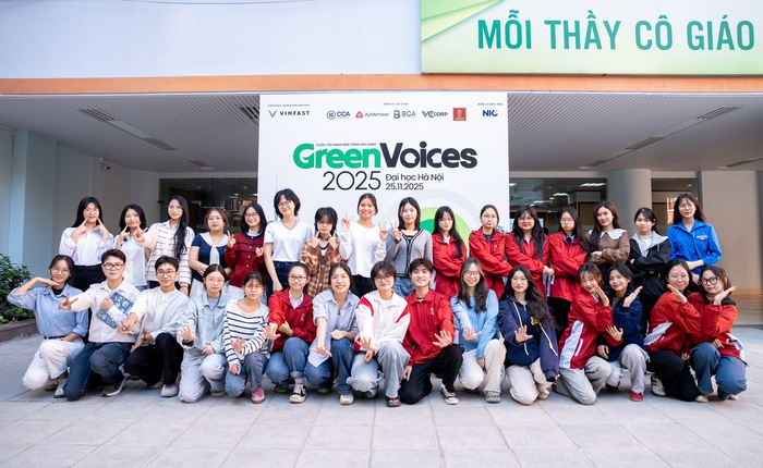Green Voices tiếp nối hành trình xanh tại Đại học Hà Nội, tiếp tục tìm ra gương mặt sáng giá cho vòng Chung kết