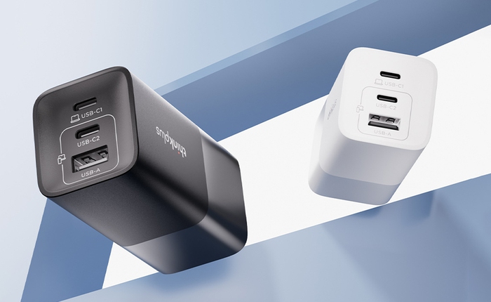 Củ sạc Lenovo ThinkPlus GaN 100W thêm bản 3 cổng, giữ thiết kế nhỏ gọn