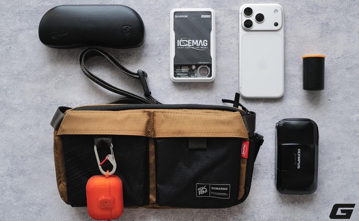 Trên tay Skinarma Jager: Túi đeo chéo nhỏ gọn nhưng phong cách và tối ưu cho nhu cầu di chuyển hàng ngày