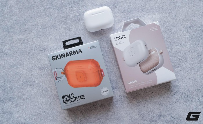 Trải nghiệm ốp AirPods Pro 3 UNIQ Clyde vs Skinarma MECHA LE: Hai phong cách để bảo vệ tai nghe của bạn