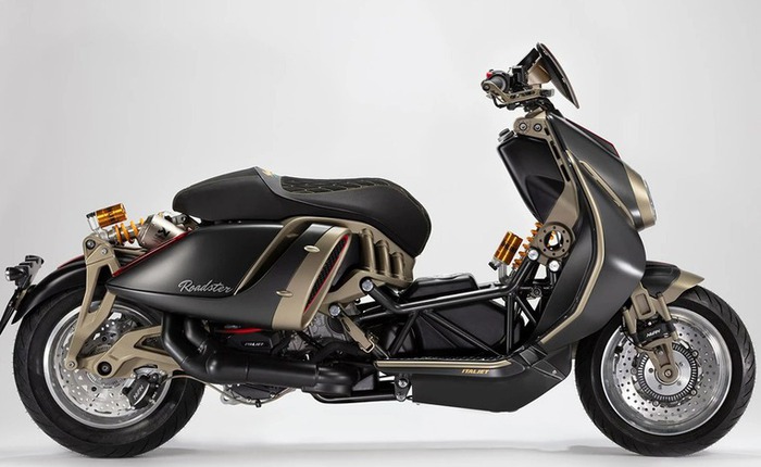 Xe tay ga Italjet Roadster 400 ra mắt: Đây là chiếc xe tay ga điên rồ nhất mà tôi từng thấy
