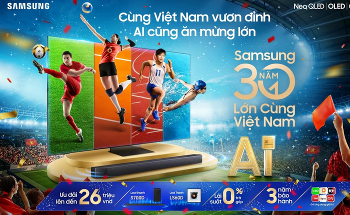 Samsung hợp tác FPT Play mang nội dung SEA Games 33 lên nền tảng TV