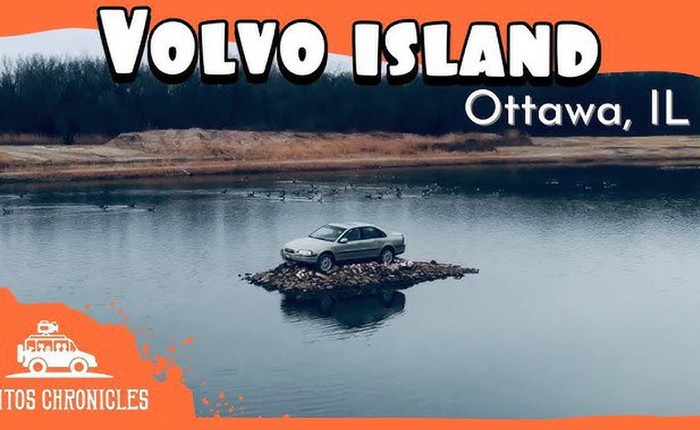 Bí ẩn chiếc Volvo mắc kẹt trên đảo hoang giữa hồ nhân tạo tại Mỹ suốt hơn một thập kỷ qua