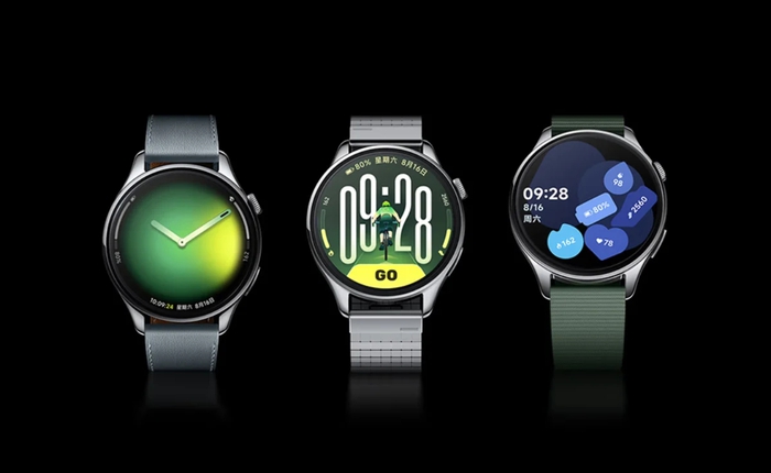 Xiaomi Watch 5 ra mắt: smartwatch chip kép, hỗ trợ ECG, điều khiển cử chỉ EMG và eSIM