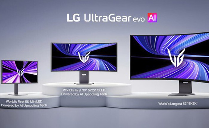 LG trình làng loạt màn hình gaming UltraGear EVO AI, tích hợp sẵn tính năng upscale độ phân giải bằng AI