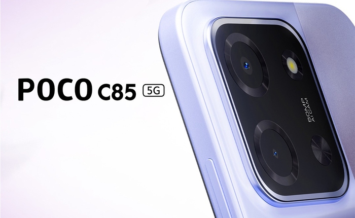 Xiaomi xác nhận Poco C85 5G có pin 6.000mAh, camera 50MP và sạc nhanh 33W, giá có thể chỉ từ 4 triệu