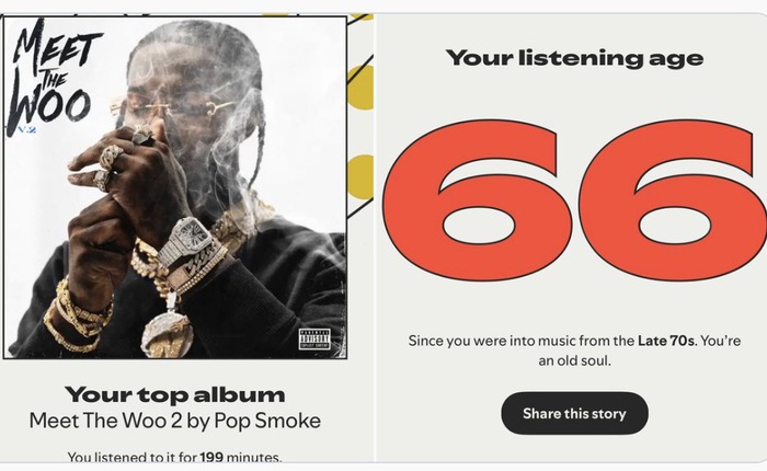 Spotify Wrapped 2025 bất ngờ "lật mặt" người dùng với chỉ số Listening Age khiến ai cũng giật mình