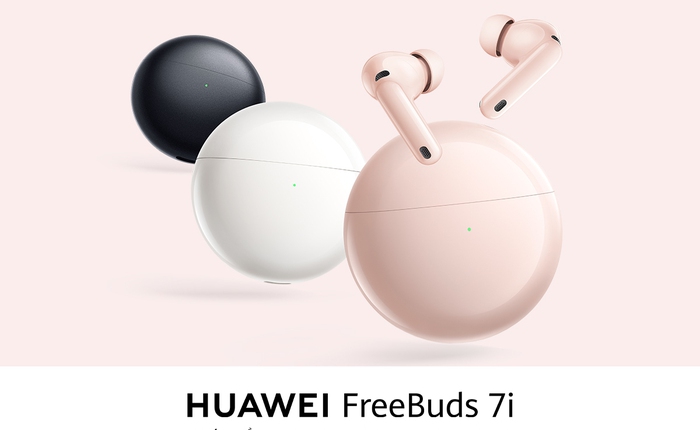 Huawei FreeBuds 7i ra mắt giá chỉ hơn 1 triệu đồng: thiết kế mới, chống ồn cực xịn, pin 35 giờ nhìn là muốn mua