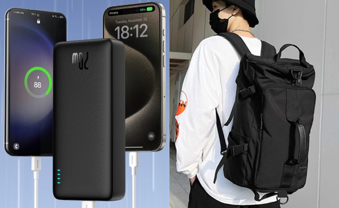 Săn sale cuối tháng: Tất tần tật những món đồ cần cho nghỉ Lễ từ quạt, sạc dự phòng, balo... đều giảm sâu