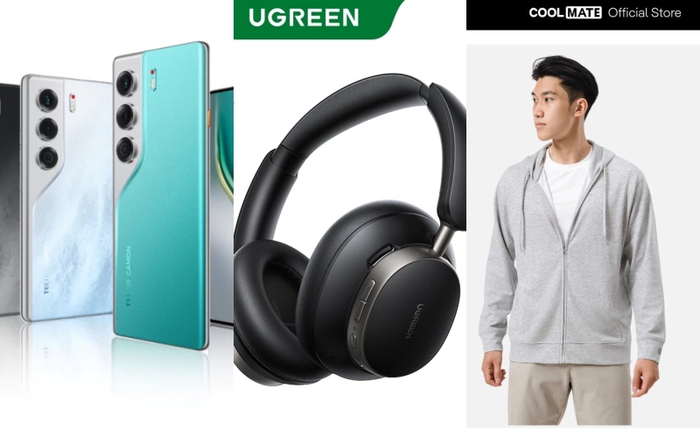 Sale cuối tháng: Tai nghe Ugreen xịn vừa bán đã -42%, giày PUMA chính hãng 888.000đ, điện thoại Tecno chụp ảnh siêu đẹp chỉ 5.74 triệu