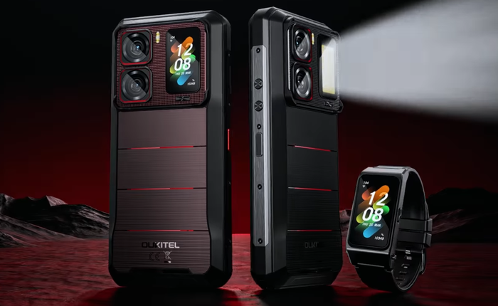 Ra mắt Oukitel WP300 siêu bền: Pin khủng 16.000mAh, tích hợp smartband kiêm tai nghe không dây, đèn pin siêu sáng, đặt hàng sớm giá chỉ 10.4 triệu