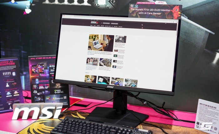 Computex 2025: MSI đột phá ranh giới công nghệ với màn hình OLED 500 Hz không lo burn-in và case máy tính với vẻ đẹp hiếm có