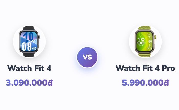 [Infographic] - So sánh chi tiết Huawei Watch Fit 4 và Watch Fit 4 Pro: Đâu là sự lựa chọn đáng tiền nhất?