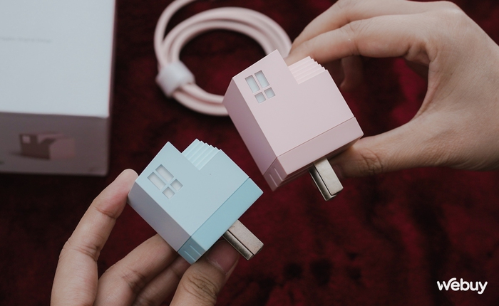 Săn sale củ sạc hình ngôi nhà độc lạ: Công suất 20-45W, có cả màu hồng cực xinh cho hội chị em, giá chỉ hơn 200.000 đồng