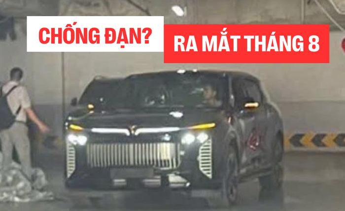 Lộ ảnh xe VinFast mới: Nhiều chi tiết giống VF 9, có thể chống đạn, đại lý báo ra mắt tháng 8 tới