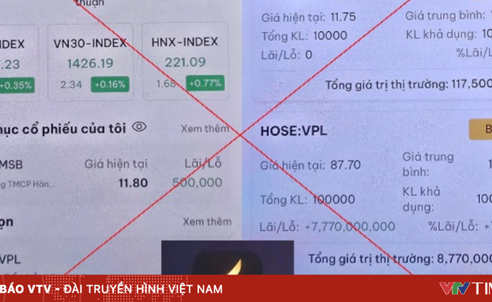 4 tỷ đồng đổi 7,77 tỷ ảo: Cú lừa đầu tư chứng khoán qua app giả mạo