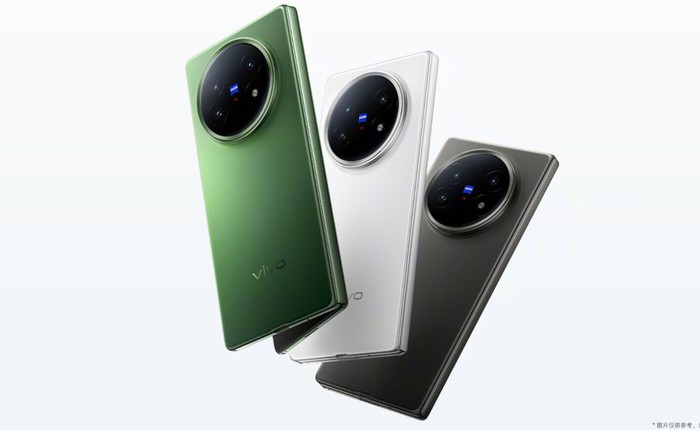 vivo X Fold5 ra mắt: smartphone gập nhẹ nhất, pin 6.000mAh, "chơi thân" với... Apple