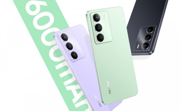 realme lại có điện thoại siêu rẻ: Thiết kế siêu mỏng, bền chuẩn quân đội Mỹ, pin 6.000mAh