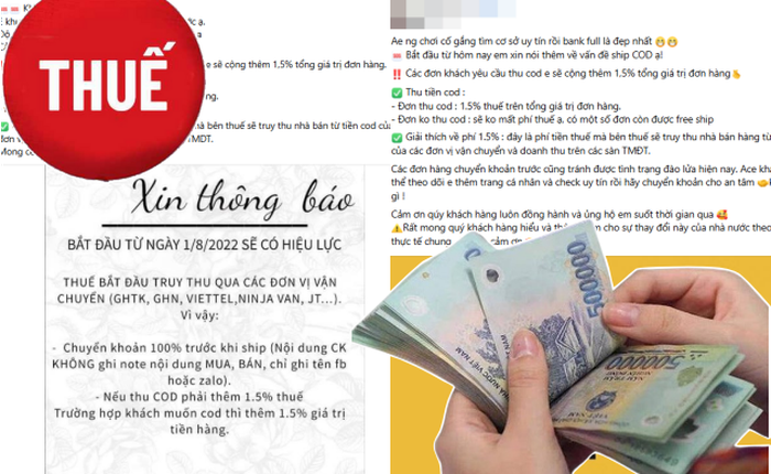 Chủ shop online đồng loạt từ chối COD, chuyển khoản thì “cấm” ghi nội dung: Chuyện gì đang diễn ra?
