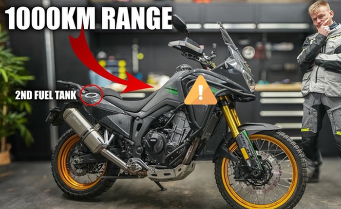 Sao chép thiết kế của nhà Honda, nhưng mẫu xe này có thể đi được 1.000 km khi đổ đầy bình