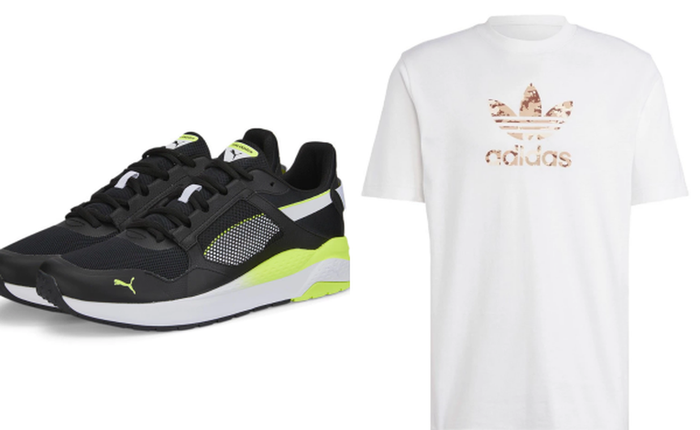 Puma, adidas, Goya, Coolmate sale đến 65%: Giày dép, túi xách, quần áo hàng hiệu... chỉ từ 49.000đ