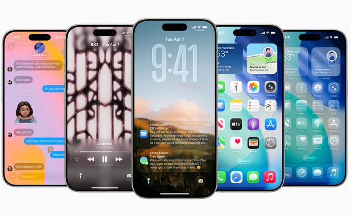 Giao diện iPhone chưa từng "ảo" đến thế: iOS 26 và Liquid Glass khiến người dùng choáng ngợp