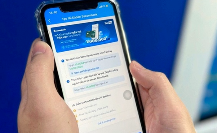 Từ ngày mai, Sacombank đóng hết các tài khoản 0 đồng thuộc trường hợp sau