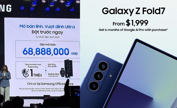 Galaxy Z Fold7 bị chê "đắt", nhưng với mức giá người Việt phải trả thì lại quá hời