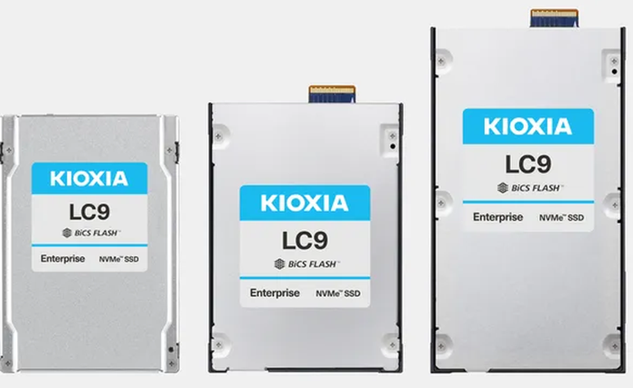 Kioxia ra mắt SSD dung lượng cao nhất Thế giới: Lên tới 245TB, lưu được 12.500 bộ phim 4K