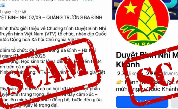 Xuất hiện chiêu trò lừa phụ huynh đăng ký “duyệt binh nhí”