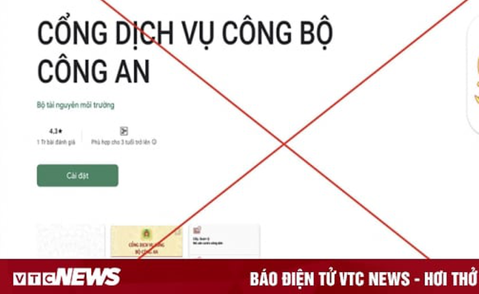 Bộ Công an cảnh báo thủ đoạn lừa đảo cài ứng dụng VNeID giả mạo