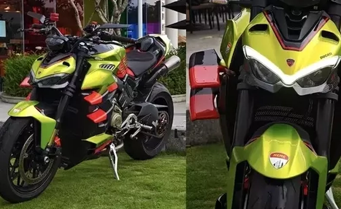 Siêu phẩm xe mô tô Ducati Streetfighter V4 Lamborghini được rao bán lại dưới 2 tỷ đồng, đồ chơi đã 300 triệu đồng