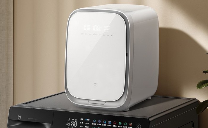 Máy giặt sấy để bàn Xiaomi Mijia mới: Chỉ 1kg, diệt 99.99% vi khuẩn, vô hiệu hóa virus HPV, giá 7.3 triệu