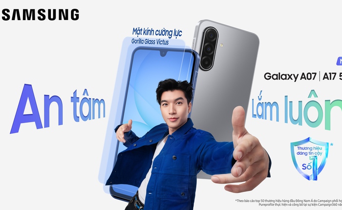 Samsung ra mắt Galaxy A17 và A07: Smartphone phổ thông nay đã có AI, camera 50 "chấm", giá từ 3.39 triệu