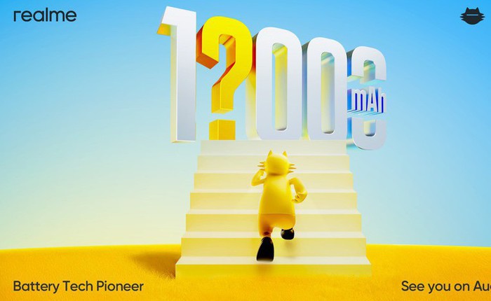 Sắp ra mắt điện thoại Realme pin "1?.000mAh"