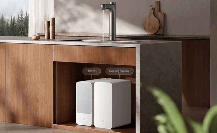 Xiaomi ra mắt máy lọc nước kiêm đun nóng, có vòi thông minh, điều khiển qua app