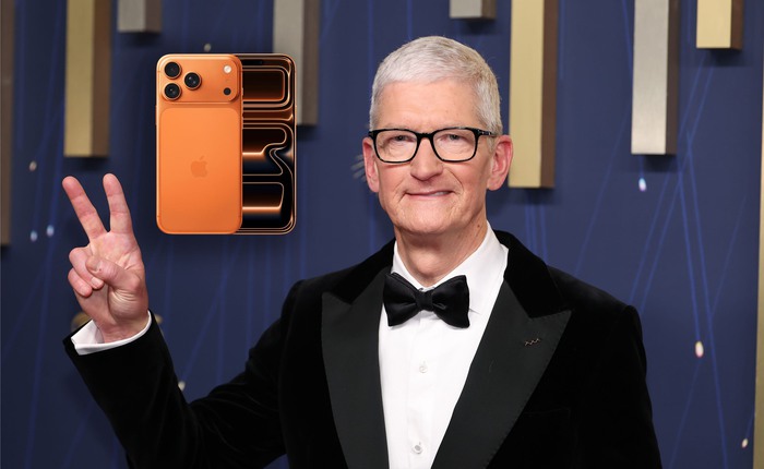CEO Tim Cook rút iPhone 17 Pro Max Cam Vũ trụ khoe ngay trên thảm đỏ Emmy: "16 dùng vẫn tốt, nhưng 17 là phải có"