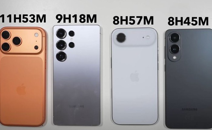 Dung lượng nhỏ hơn nhưng iPhone Air vẫn vượt qua Galaxy S25 Edge trong bài thử nghiệm pin