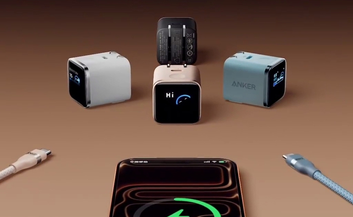 Anker sắp bán củ sạc 45W mới hợp cạ iPhone 17, có màn hình, AI tự chỉnh công suất, thiết kế nhỏ mà đẹp