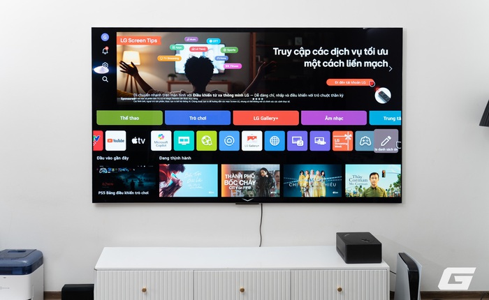 Trải nghiệm TV không dây LG OLED evo M5: Vẫn nhanh mượt, nét căng, tấm nền 144Hz sáng đẹp rất "sướng mắt"