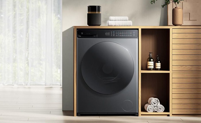 Xiaomi ra mắt máy giặt sấy Mijia Washing Machine Pro 12kg, tạo nước điện phân khử khuẩn, tự tính nước giặt xả