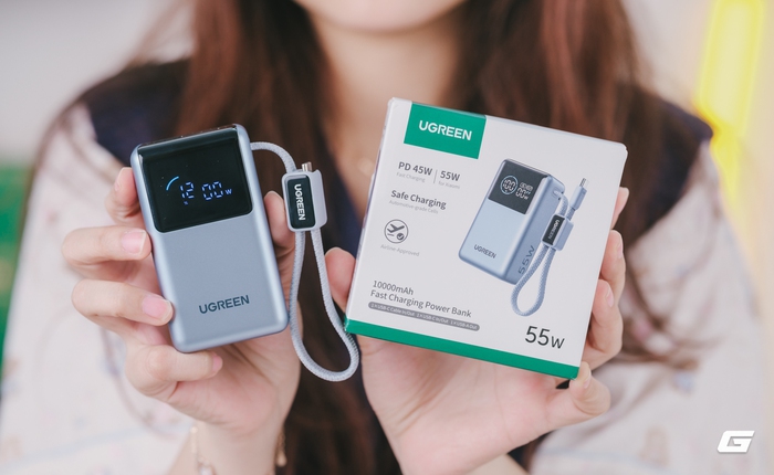 Đã tìm thấy pin dự phòng "chân ái" mới: Thiết kế nhỏ gọn, công suất cao sạc được cả MacBook, tích hợp màn hình, giá sale chỉ hơn 600.000 đồng