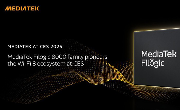 MediaTek giới thiệu Filogic 8000 tại CES 2026, định hướng cho thế hệ Wi-Fi 8
