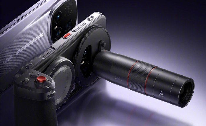 Honor sắp có bộ lens zoom kèm báng cầm xịn như vivo X300 Pro cho Magic 8 bản Porsche Design,