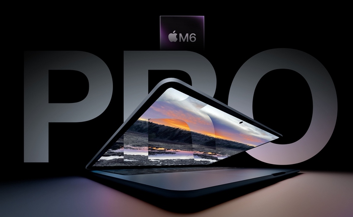 MacBook Pro OLED siêu mỏng, có cảm ứng và Dynamic Island sắp ra mắt, chạy chip M6, giá chắc không rẻ