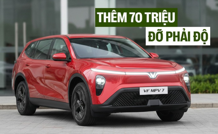 VinFast VF MPV 7 nhận cọc: Giá dự kiến 819 triệu đồng, mua sớm rẻ hơn, chênh 70 triệu với bản dịch vụ nhưng thêm loạt trang bị xịn