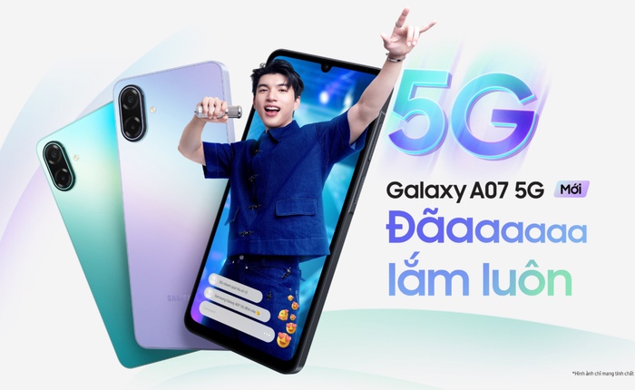 Samsung ra mắt Galaxy A07 5G: Màn 120Hz, pin 6000mAh, camera 50MP, giá từ 4.39 triệu